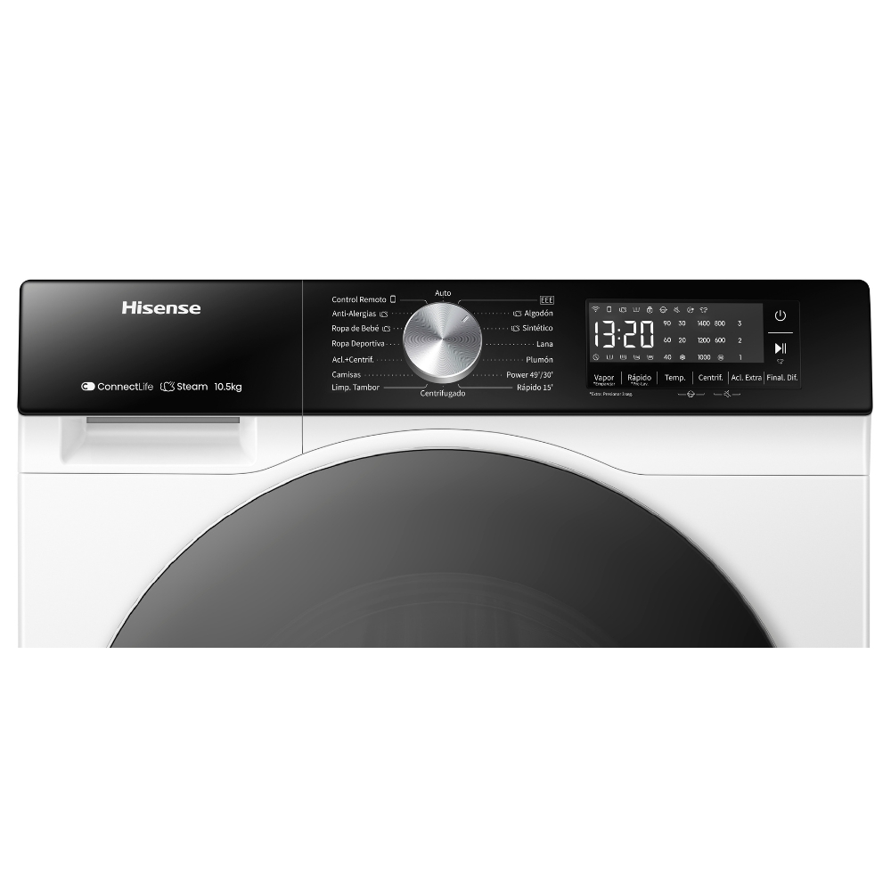 foto 3 lavarropas hisense 10.5 kg WF3S1043BW