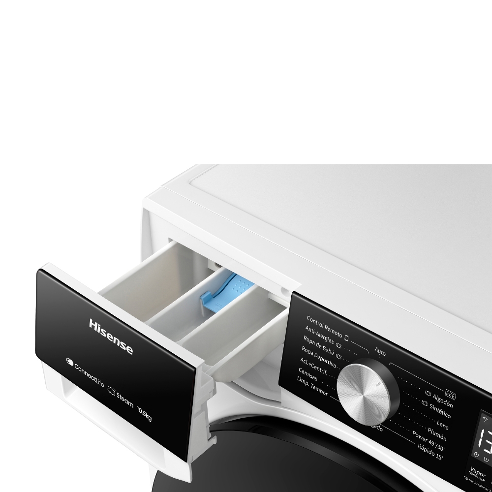 foto 5 lavarropas hisense 10.5 kg WF3S1043BW