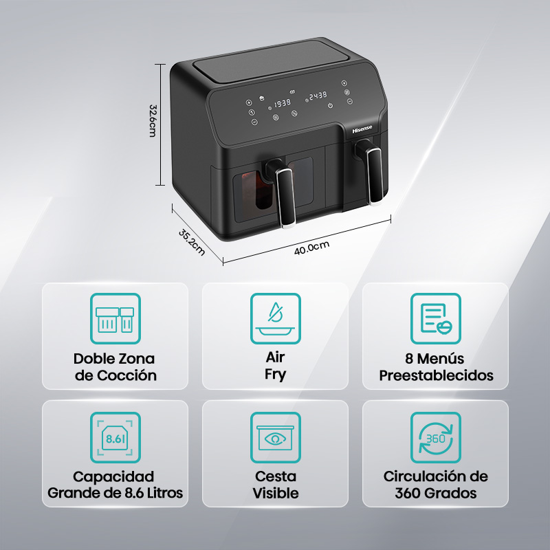 Foto 4 AIR-FRYER-8.6L HISENSE